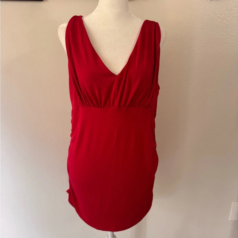 CAbi Red Sleeveless Top - Picture 2 of 5